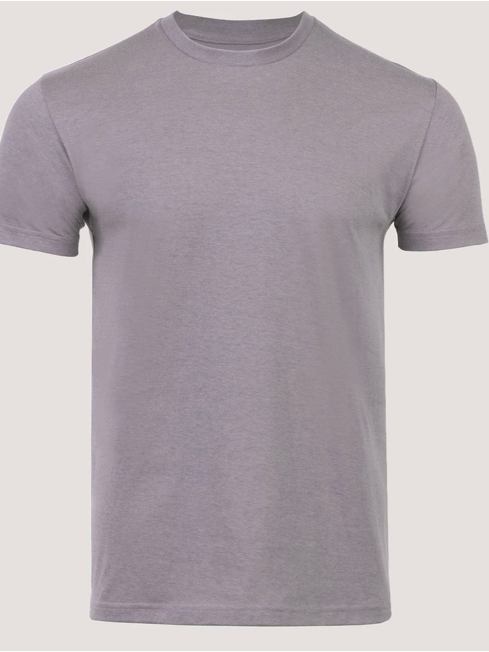 Men's Crewneck Tee in Lavender Gray